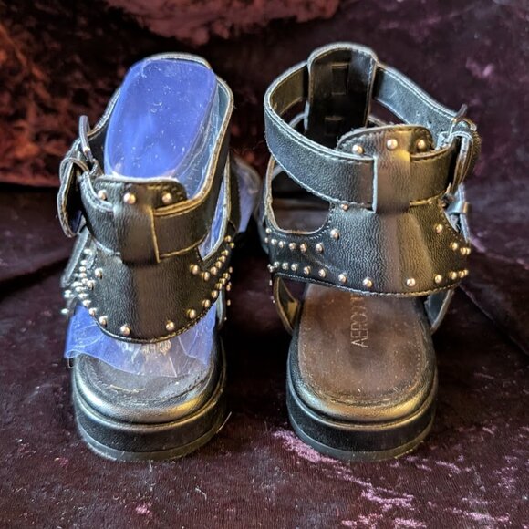 NEW Studded Gladiator Sandals, sz 8, Caged, Aerosoles - Picture 9 of 15